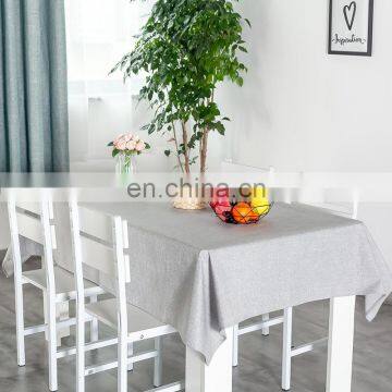 Wholesale Ready Made Solid Color Modern Fashion Waterproof Stain Resistant Rectangle Fancy Table Cloth photo-6