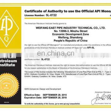 Astma53 Sch10 Metallic Sprinkler Steel Pipe for Fire Protection photo-6