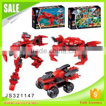 2016 new type deformation warrior building block series robot for promotion