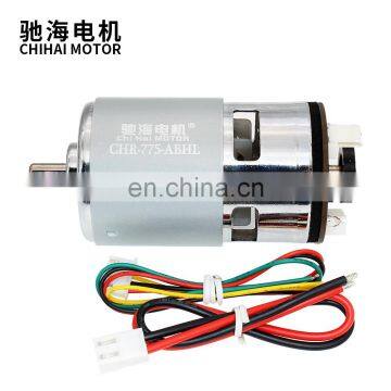 775 DC Motor With Encoder DC 12V-24V Ball Bearing Large Torque High Power Low Noise Hot Sale Electronic Component