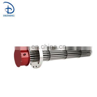 Industrial electric flange tubular immersion heater heating element for oil