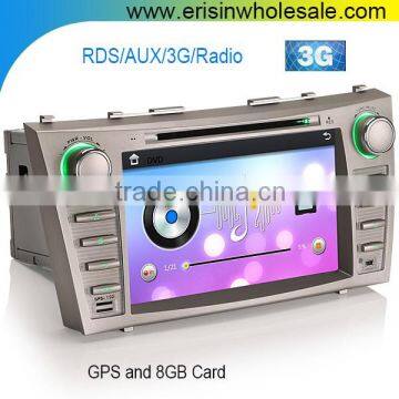 Erisin ES7668M 8" 2 Din Car DVD Player GPS for Aurion 2006