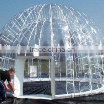 high quality, Transparent inflatable tent,clear inflatable lawn tent for Leisure time