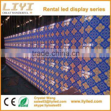 high resolution super slim P3.91 tv video wall indoor advertising led screen panel price for rental