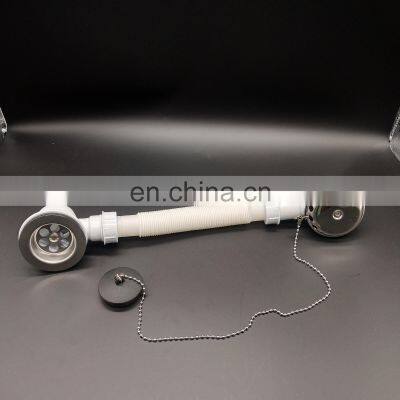 Hot Sell North American 304 Stainless Steel Bath Tub Drain Waste photo-2