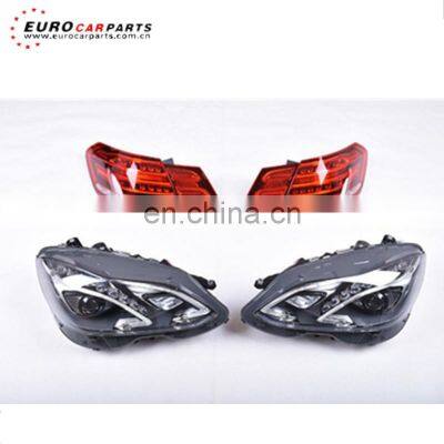 W212 E63 Headlight and tail light  fit for E-class W212 2009-2012 upgrade to 2016year W212 E63 Headlight and tail lamp