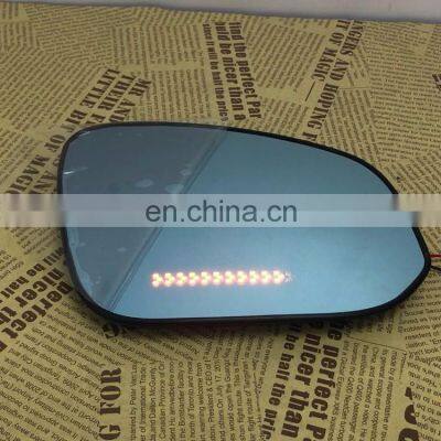 Panoramic rear view blue mirror glass Led turn signal Heating blind spot monitor for Volkswagen Gran Lavida 2015,2pcs