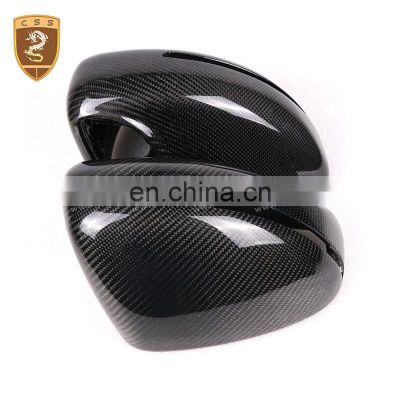 Replacement Parts Carbon Fiber Car Rearview Mirror Cover Decoration For Au-Di R8 2007-2012