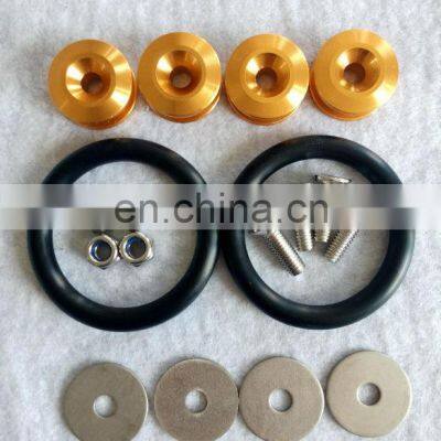 PURPLE JDM QUICK RELEASE FASTENERS FOR BUMPER TRUCK FENDER HATCH LID KIT