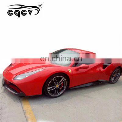 Beautiful Carbon Fiber Material Body Kit for Ferrari 488 GTB in Novitec Style Front Lip Rear Lip Side Skirts Fender Wing Spoiler photo-5