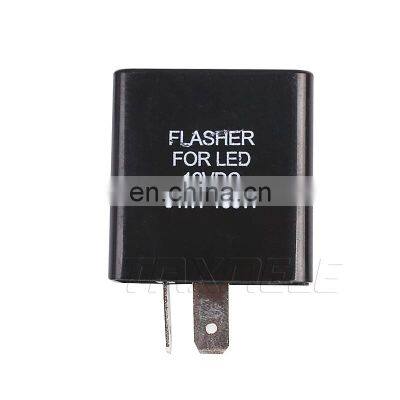 DC 12V Moto LED Turn Signal Flasher Relay Three Gear Frequency Motorcycle Adjustable Speed Flash Relay Accessaries CF13 photo-3