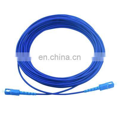 ftth sc simplex 3 meter spiral armored fiber optic armored patch cord sc/apc-sc/apc armoured fiber optic patch cord