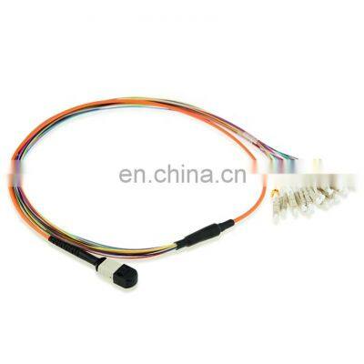 15meters 24 Cores MPO to LC Male Multi mode Fan Out Fiber Optic Patch cord cable de conexion de fibra mtp-lc mpo patch cord