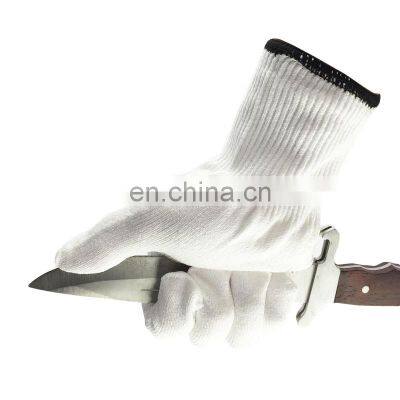 White food grade HPPE cut-resistant blades resistant to kitchen chefs eating cut-resistant gloves