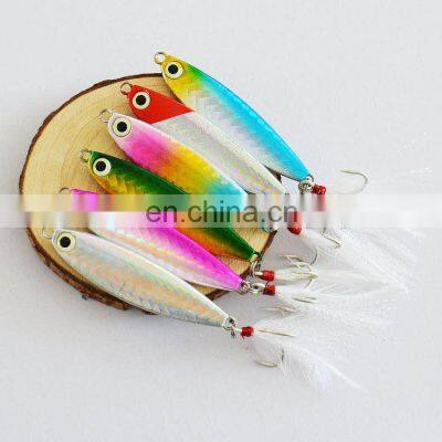 Factory direct sale  mini baby jigging spoons fishing lead jig lure  metal jig head lead