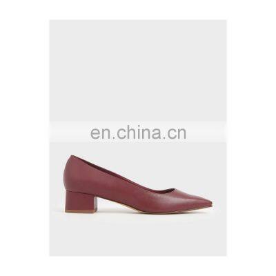 Ladies latest fashion cheap price and beautiful design block heels pumps sandals shoes