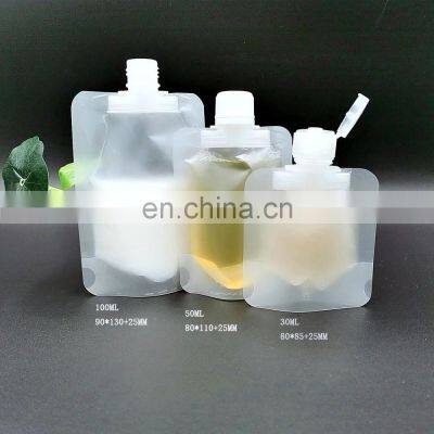 Custom Printed 30ml 50ml 100ml 250ml Spout Pouches With Spout Pouch With Flip photo-2