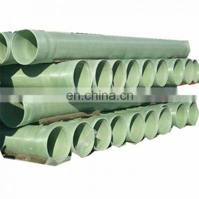 Corrosion Resistant Filament Winding Sewage Fiberglass FRP Pipe