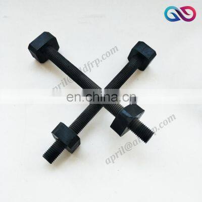 M6 M10 M12 M16 M20 M24 M30 M40 M50 M100 GRE Screw and Nuts, FRP Bolts and Nuts, GRP Bolt and Hex Nut photo-5