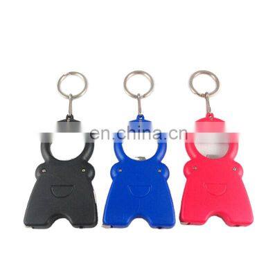 OEM Cute Multi function Bottle Opener Keychain Flashlight with Logo Manufacturers in China for Promotion