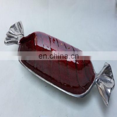 metal aluminum cast candy shape bowl for sale