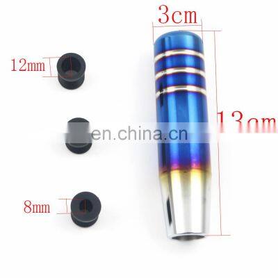 Universal Car Burnt Blue 13cm Aluminum Custom Gear Shift Knob photo-3