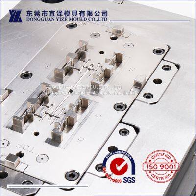 Injection Molding China factory PBT Nylon-66 6T 9T LCP Connector injection mold for Semiconductor processing industry