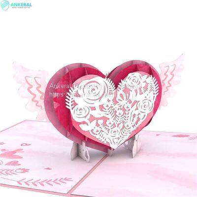 Карточка Winged Heart в 3D