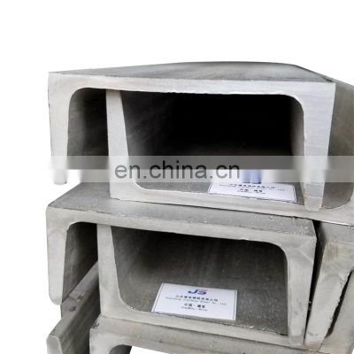 Hot rolled stainless U/C steel channel 201 2205 304L 316 316L 321 304 Stainless steel channel price