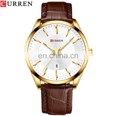 CURREN 8365 Mens Quality Classic Style Quartz New Watch Leather Strap Simple Watches Online Wholesale