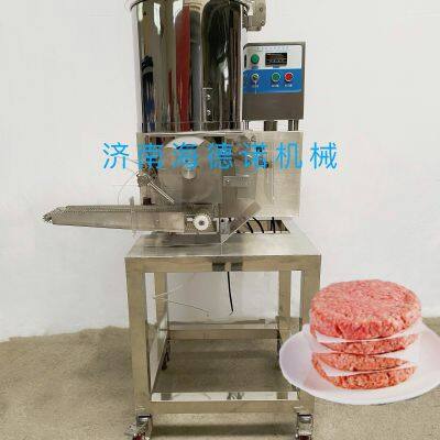 Hamburger patty molding machine, automatic molding of various sizes of patties