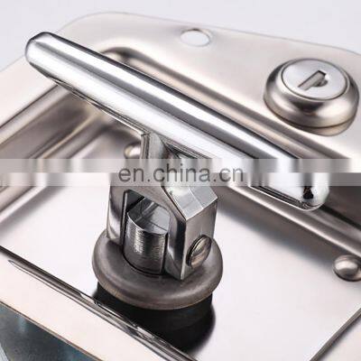 MS858-4 Vehicle Bus Stainless Steel Straight Handle T Bar Handle Lock photo-5