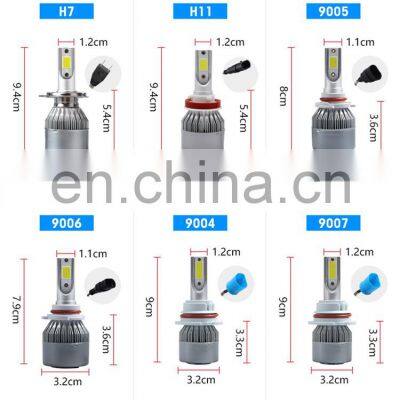 Factory Wholesale C6 Led 880 Car Light Bulbs 6000K 36W Led Bulbslight Bulbs C6 H11 H1 H4 H7 Headlight