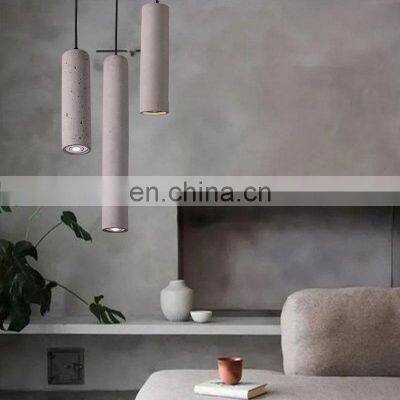 Modern Simple LED Hanging Light Industrial Long Tube Lamp For Hotel Restaurant Home Nordic Ceiling Pendant Lamps photo-3