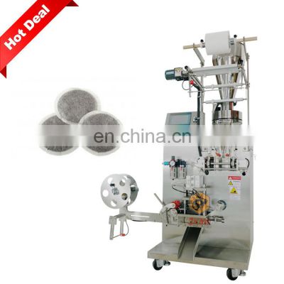 Automatic round bag packing machine for herbal tea bag coffee pod packing machine