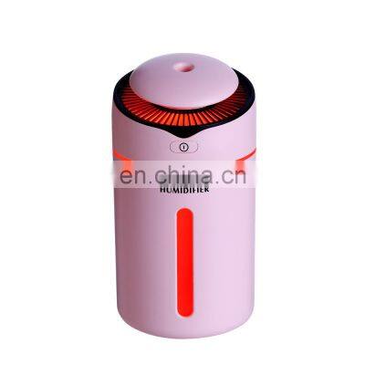 Wholesale  Mini Portable Ultrasonic Mist Humidifiers with color light change for Car/Room/Home