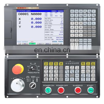 3 axi lathe CNC controller kit CNC control system similar to gsk fanuc mitsubishi delta syntec controller