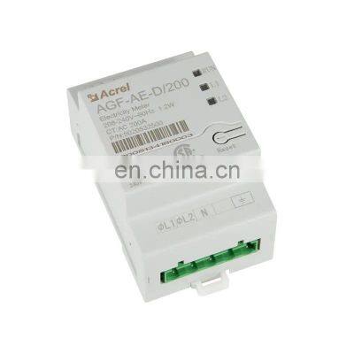 Acrel AGF-AE-D single phase solar smart energy meter plastic enclosure manufacturer