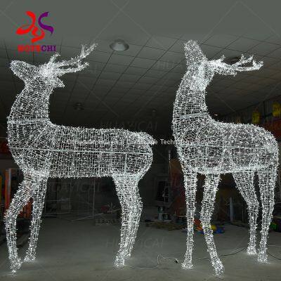 Наружные скульптурные светильники для Рождества с LED подсветкой