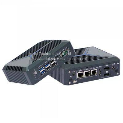 Fanless Mini PC 3 Intel I225-V 2.5G Lan J6412 1xHD 2xDP Switch Soft Router VPN Server ESXI Rugged Firewall Appliance photo-4