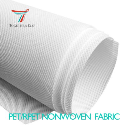 100 polyester Pet spunbond non woven fabric Factory