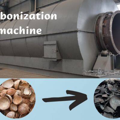 Coconut shell charcoal making machine