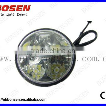 LED DRL Daytime Running light round shape E mark certificate