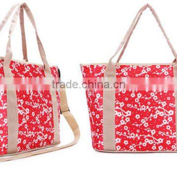 Printed Canvas Diaper Bag photo-3