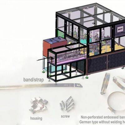 Jubilee Clip Germany Type Hose Clamp Assembly Making Machine From Automation Equipment Manufacturer