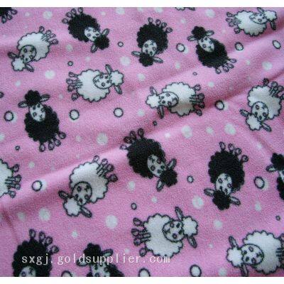 DTY100D/144F Printed Micro Fleece Fabric 150 GSM with both side Anti Pilling