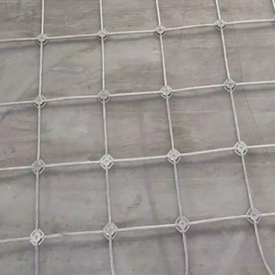 Ss 304 Ss 316 Stainless Steel Wire Rope Mesh Stainless Steel Ferrule Rope Mesh for Sale
