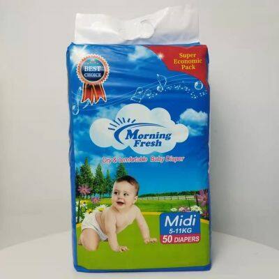 pp Spunbond Soft Non Woven Fabric for Baby Diaper Baby Diapers Bulk Baby Diapers 50 Pieces photo-2