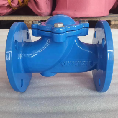 DIN 3202 F6 PN16 Ductile Iron GGG50 GGG40 Flange Ball Type Check Valve Soft Seal Non Return Valve Check Valve photo-4