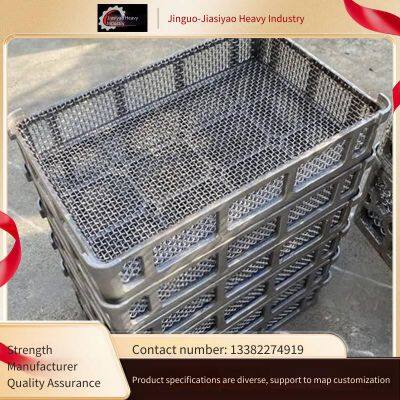 Heat-resistant Cast Steel Zg40cr25ni20si2 Quenching Material Basket With Grid-reinforced Structure and High Load-bearing Capacity
